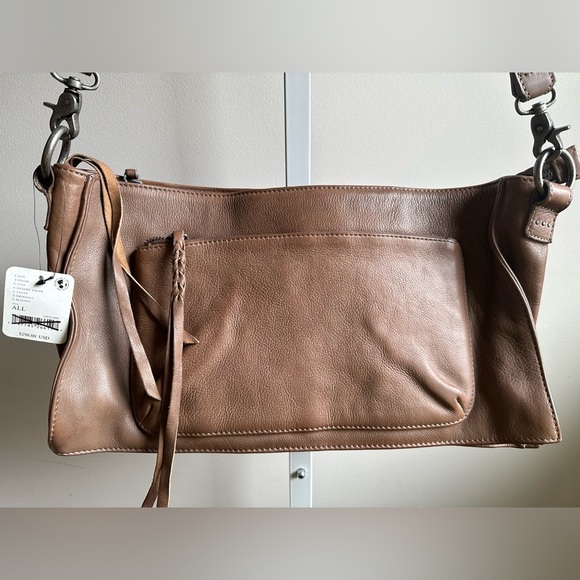 NWT We The Free Dixon Crossbody Desert Taupe Leather - Picture 7 of 16